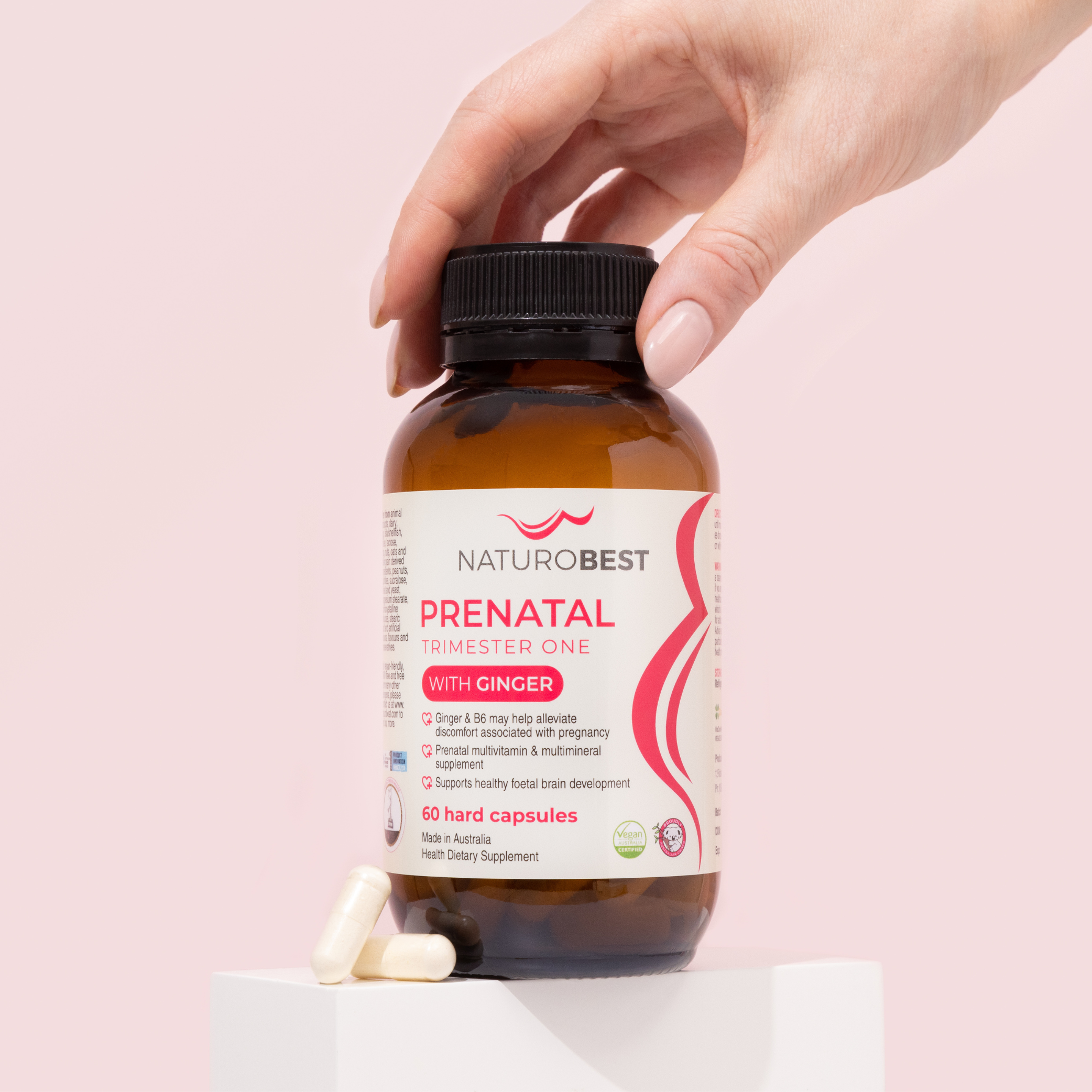 Prenatal Trimester One with Ginger | US Label | EOFY Sale - Buy 2, Get 50% Off!