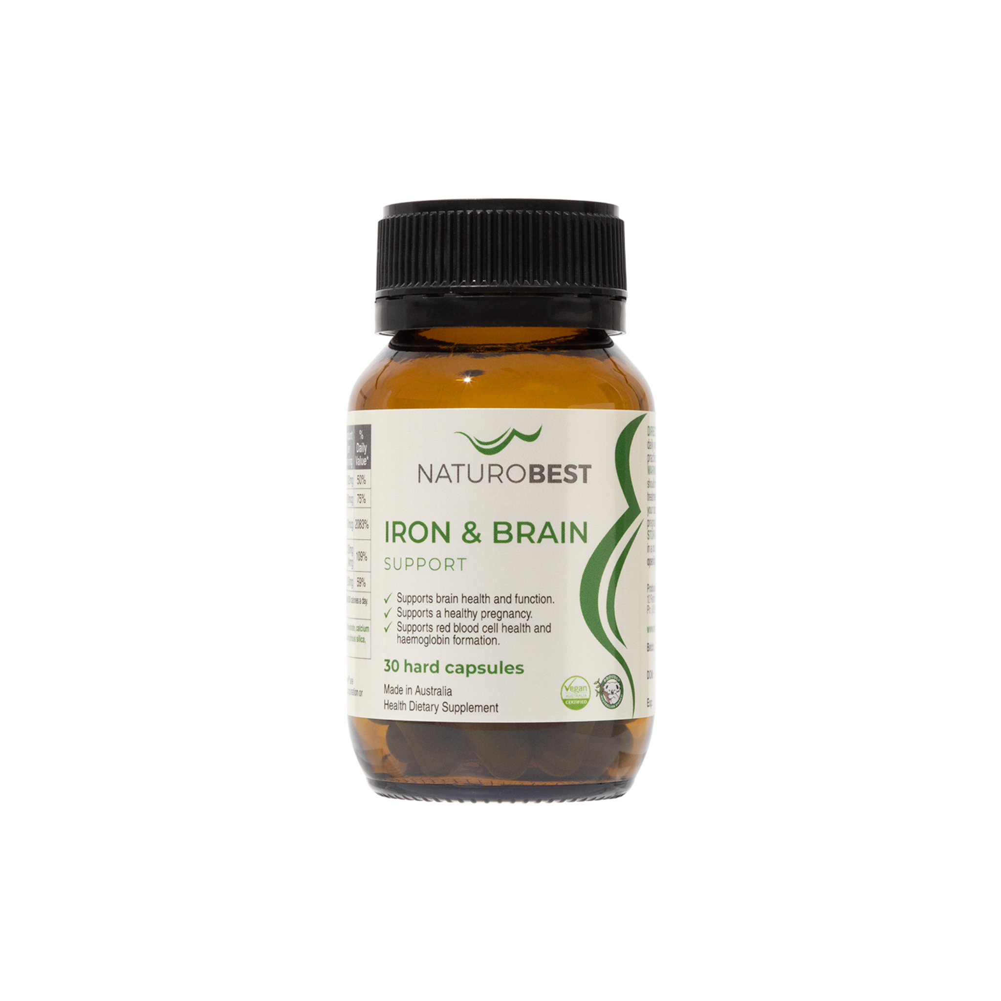 Iron & Brain Support | US Label | EOFY Sale - Buy 2, Get 50% Off!